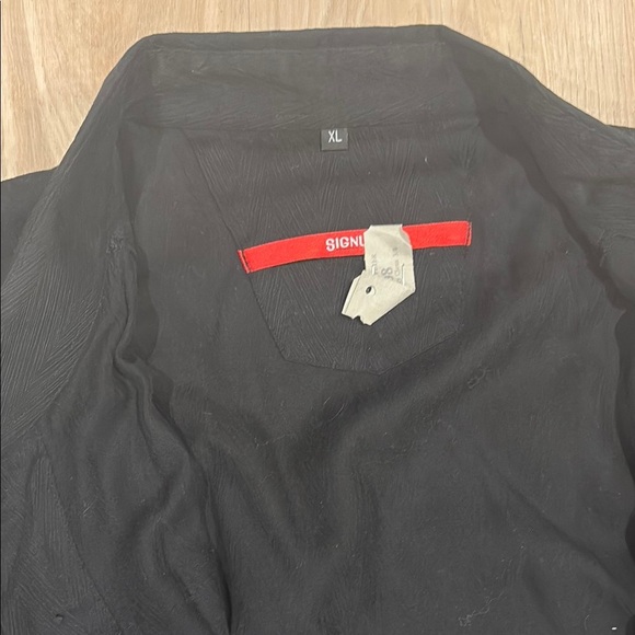 Men's Black Casual Button Down Shirt - Picture 4 of 10